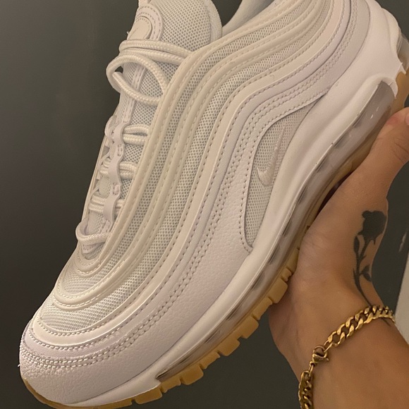 Nike Shoes | Air Max 97 White Gum | Poshmark